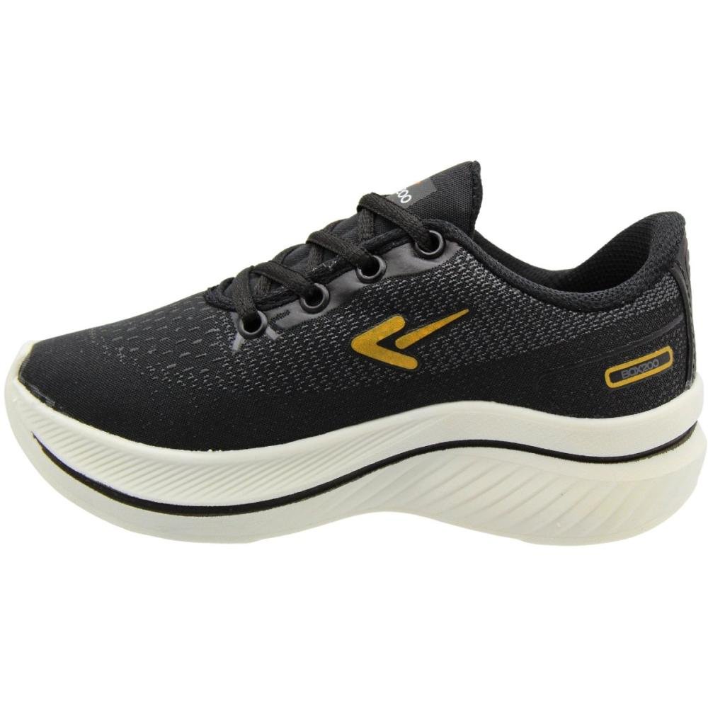Tênis Esportivo infantil Box 20 Runner Menino Preto 2