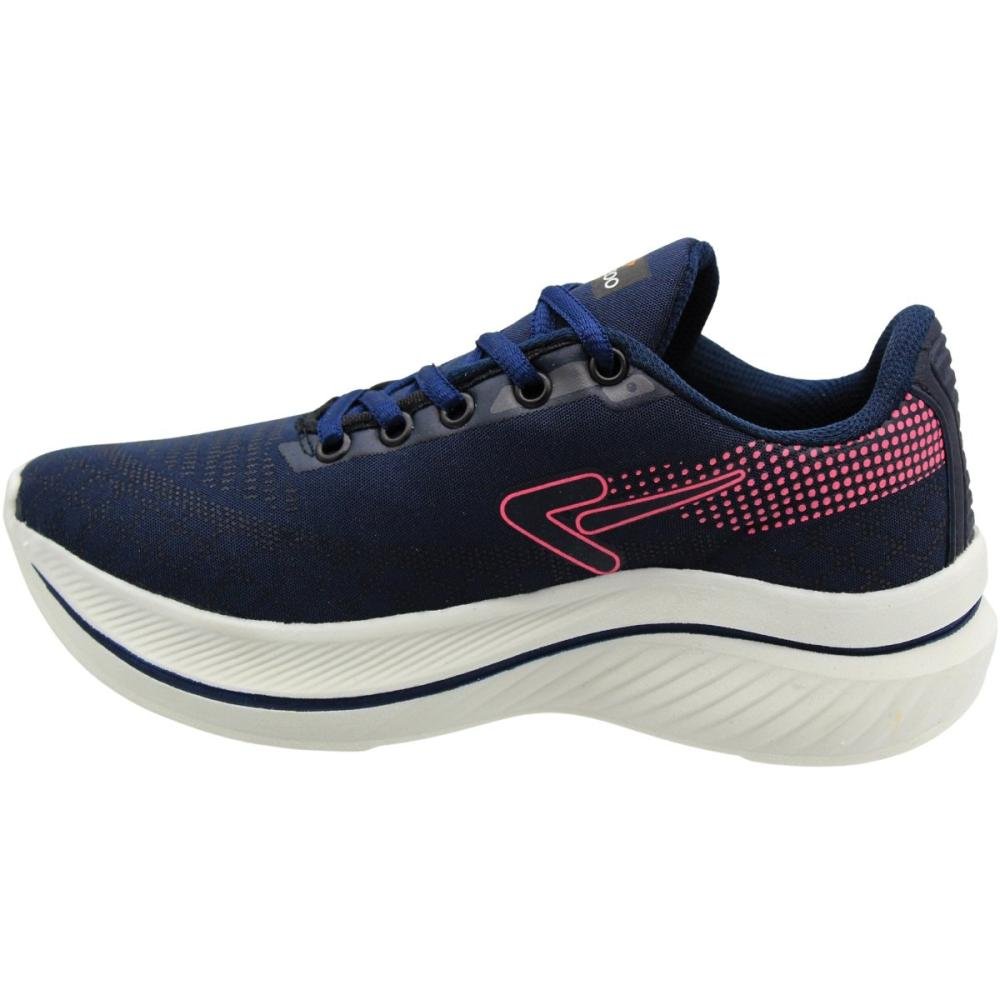 Tênis Esportivo Box 200 Running Feminino Azul 2