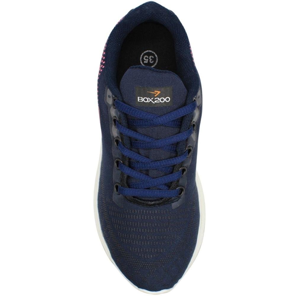 Tênis Esportivo Box 200 Running Feminino Azul 4