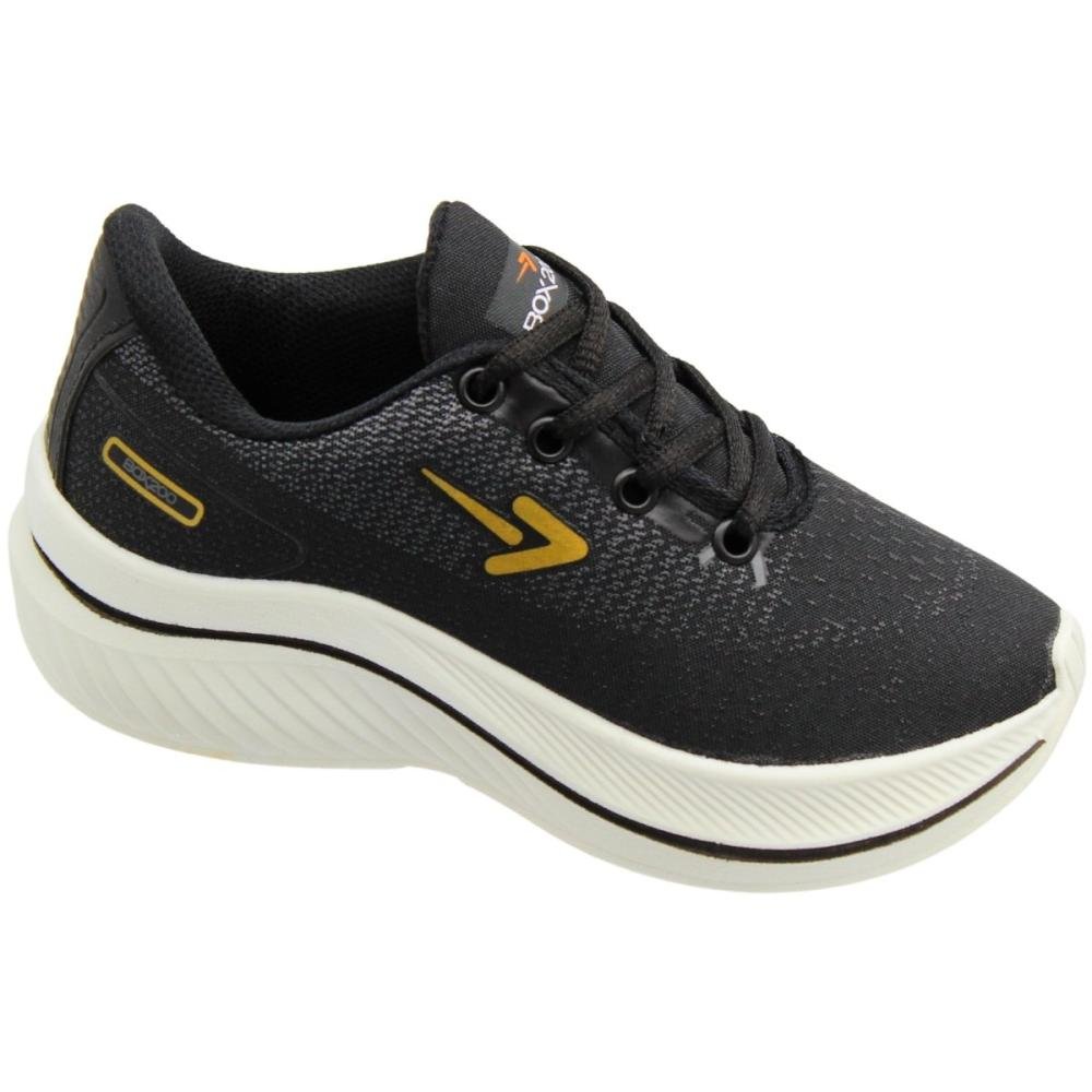 Tênis Esportivo Box 200 Runner Masculino Preto 3