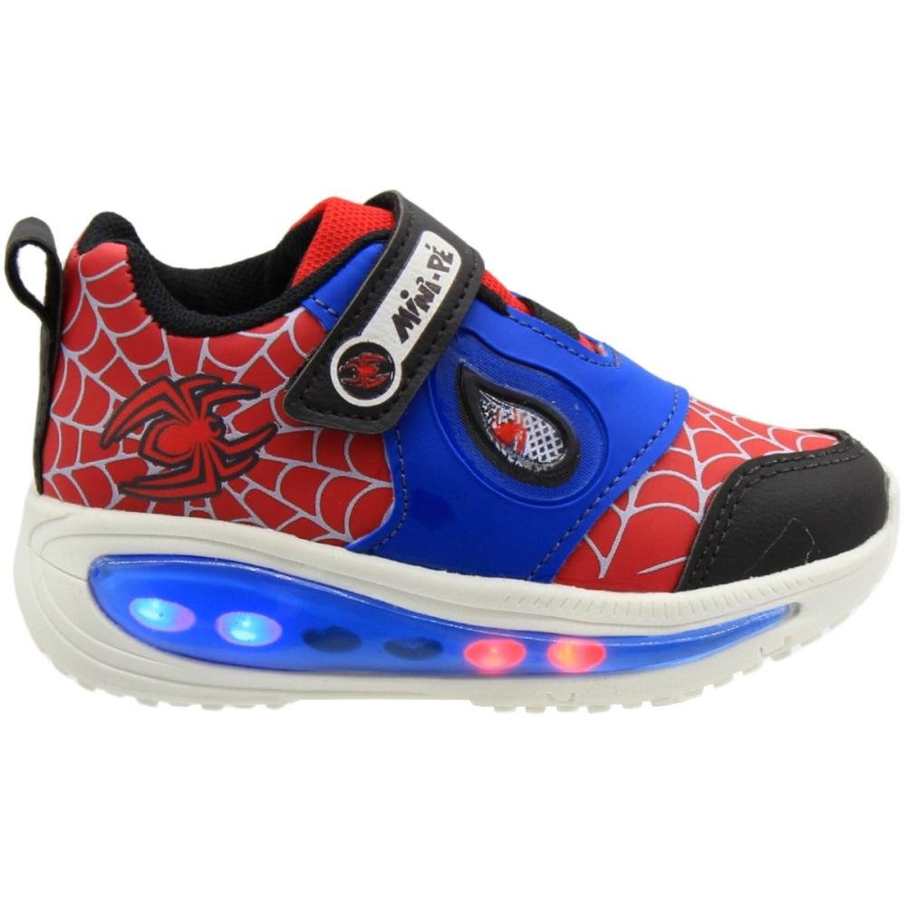 Tênis Esportivo Juvenil Mini Pé Led Menino