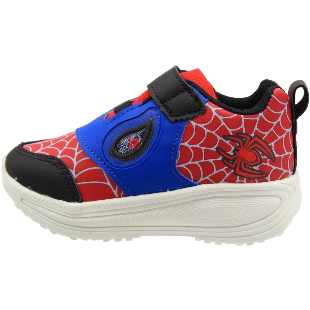 Tênis Esportivo Juvenil Mini Pé Led Menino Azul 2