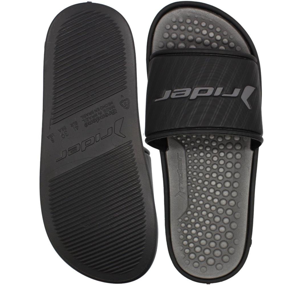 Chinelo Slide RIder Pump III Confortável Masculino Preto 3