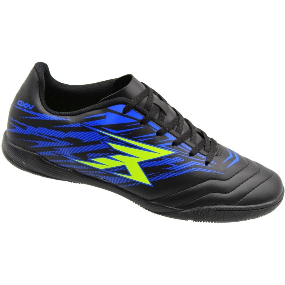 Chuteira de Futsal OXN Strike Masculino Preto/Azul 3