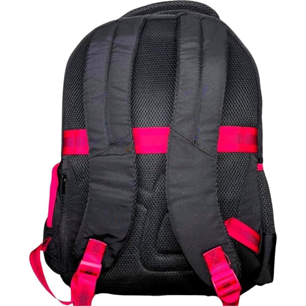 Mochila De Costas Escolar Clio Luluca Compartimentos Múltiplos Feminino Preto 2