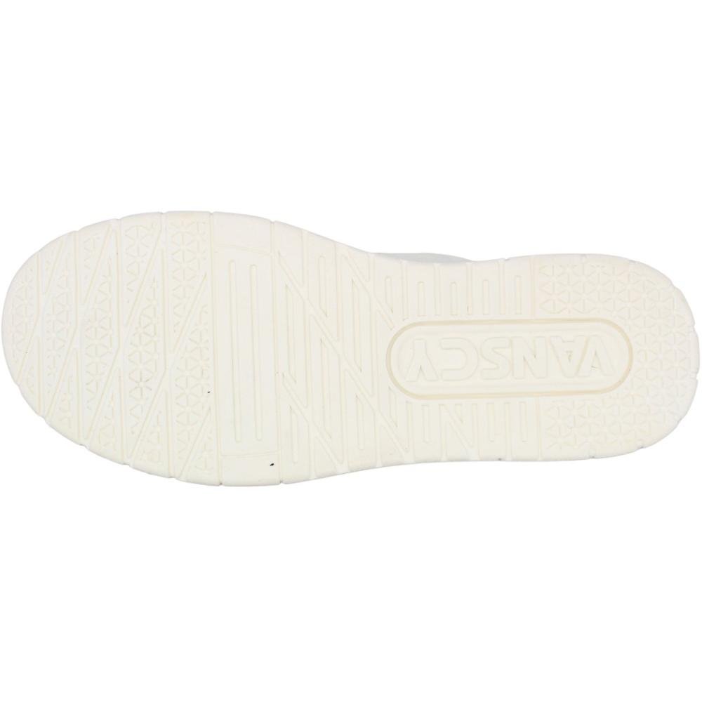 Tênis Casual Vanscy Sintético Recortes Masculino Branco 4