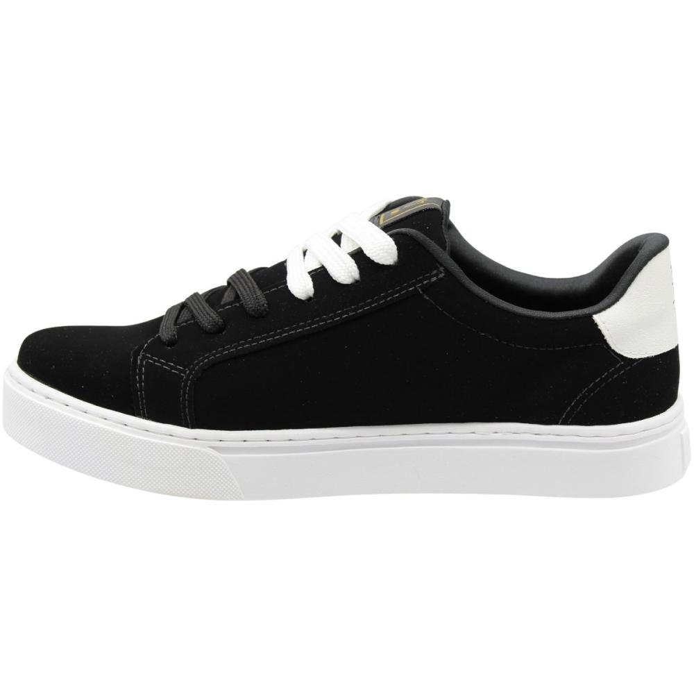 Tênis Casual Via Marte Nobuck Cadarço Duplo Ondas Laterais Feminino