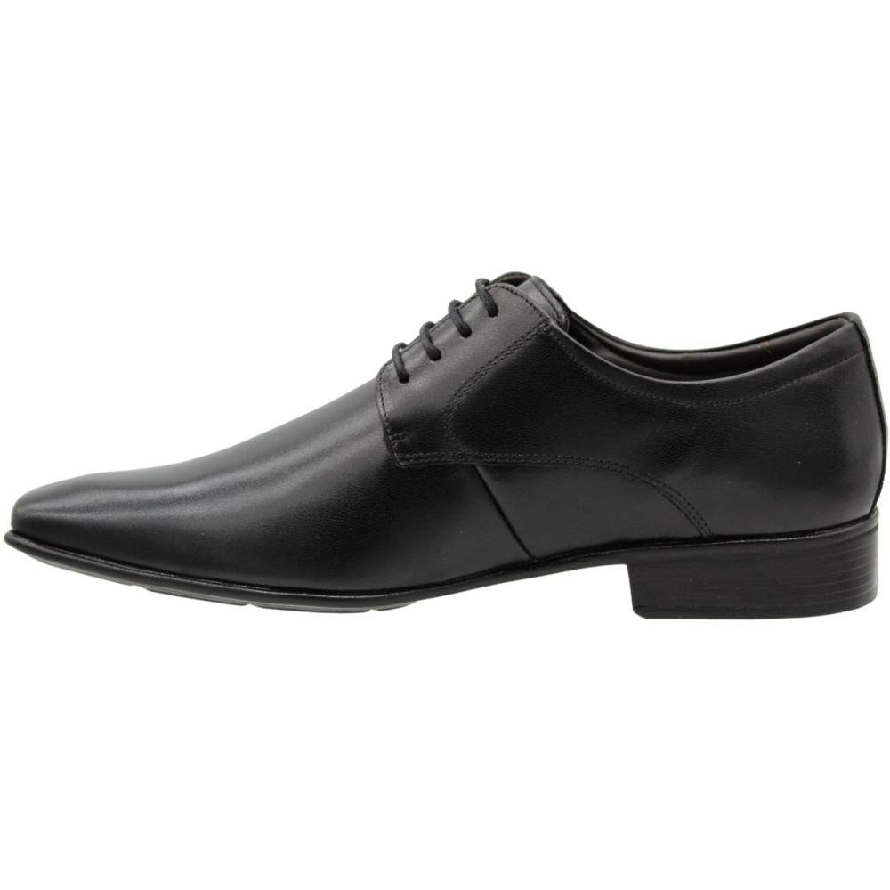 Sapato Social Jota Pe Soft Cadarço Masculino Preto 2