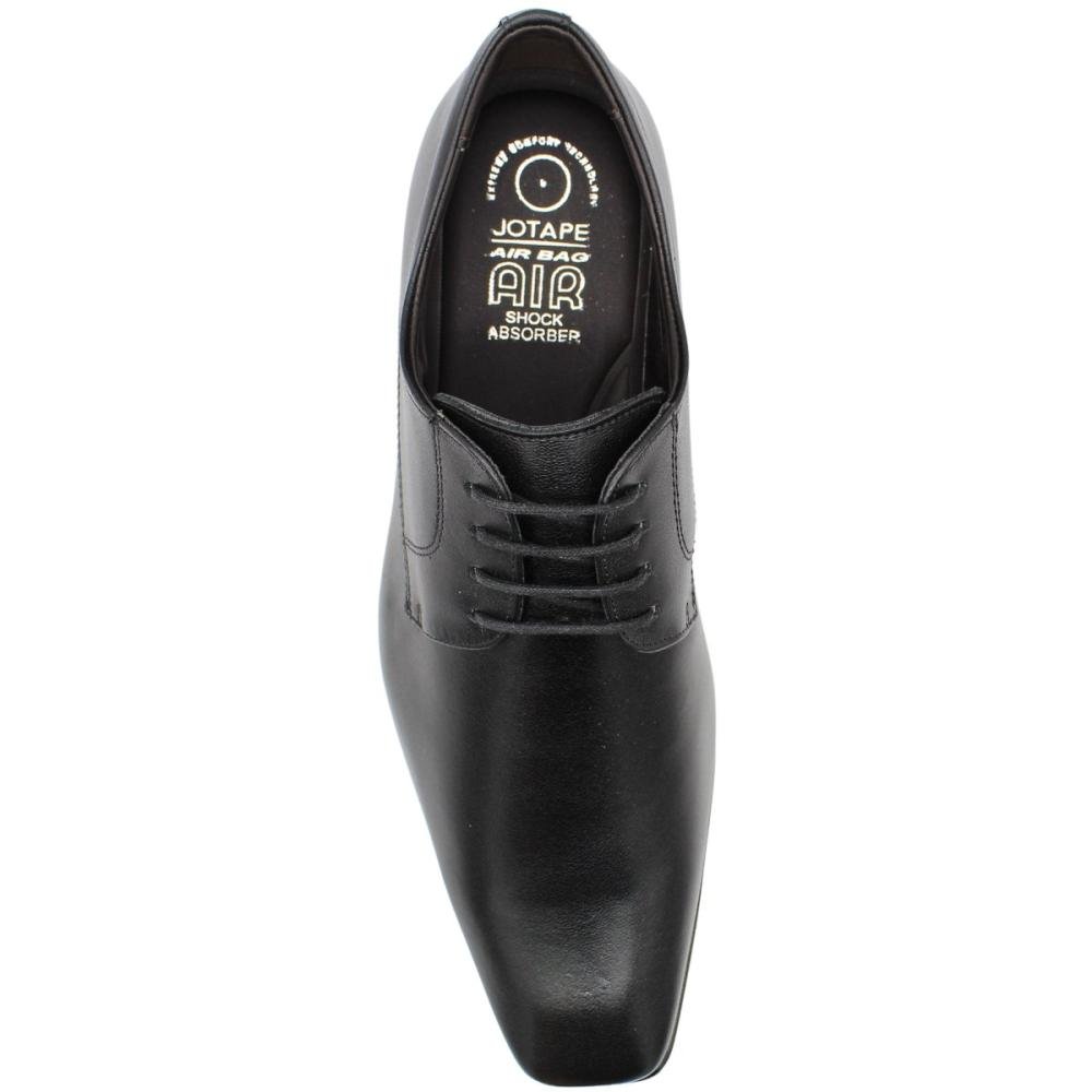 Sapato Social Jota Pe Soft Cadarço Masculino Preto 4