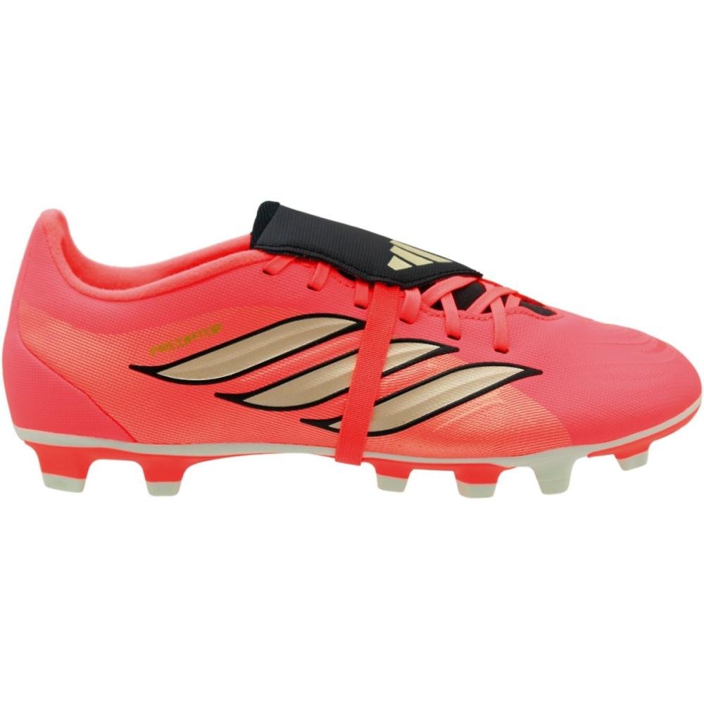 Chuteira de Campo Adidas Predator Club com Língua Dobrável Masculino