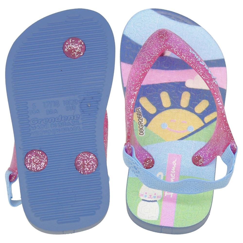 Chinelo De Dedo Baby Ipanema Coelhinho Menina Azul 3