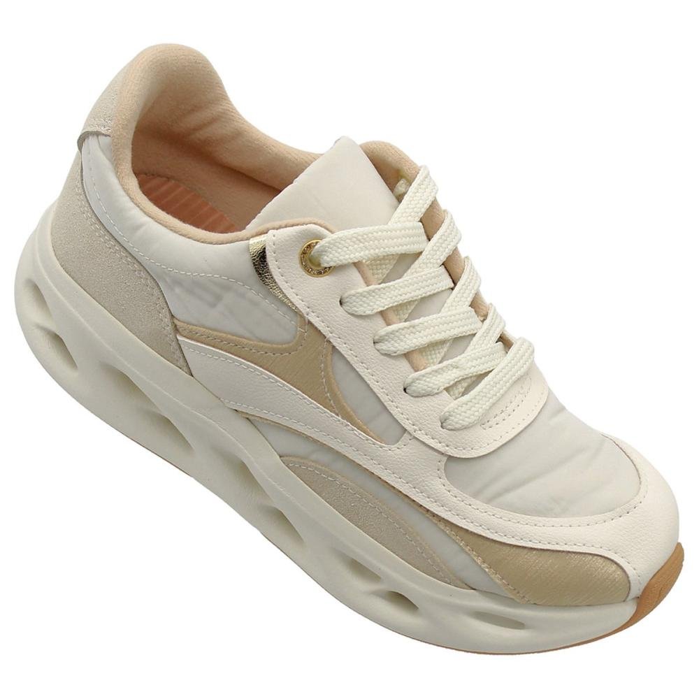Tênis Jogging Modare Duppione Ultraconforto Feminino Branco 3
