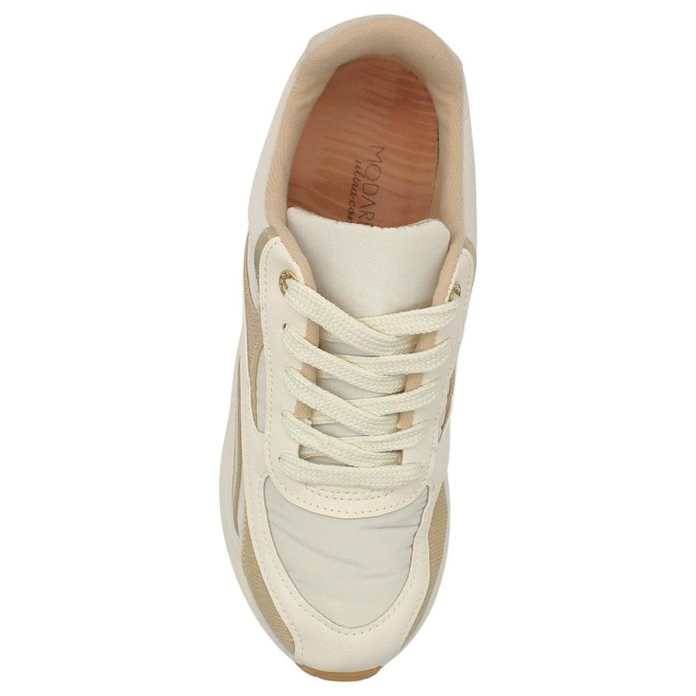 Tênis Jogging Modare Duppione Ultraconforto Feminino Branco 4