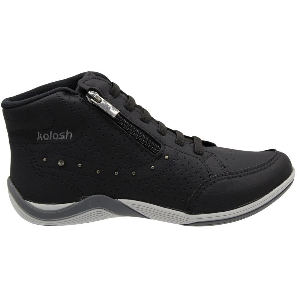 Tênis Feminino Kolosh Hades Perfuros Solado Macio Cano Alto