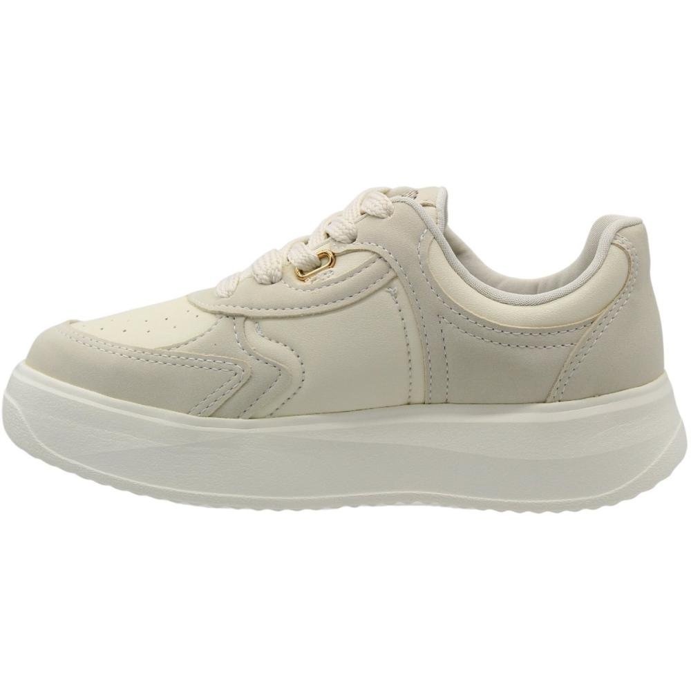 Tênis Mississipi Esportivo Recortes Feminino Branco 2