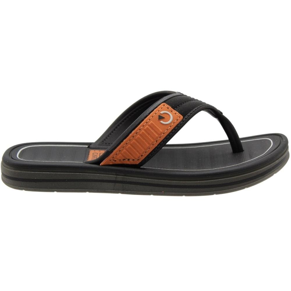 Chinelo De Dedo Juvenil Cartago Paris III Menino Preto 2