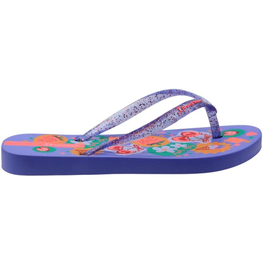 Chinelo De Dedo Infantil Ipanema Estampas Divertidas Menina Lilás 2