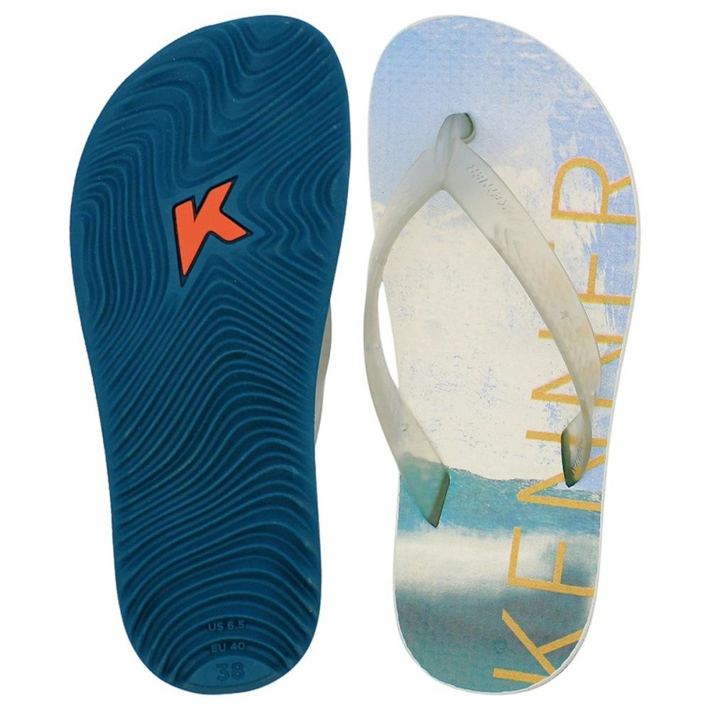 Sandália De Dedo Kenner Summer Floater Texturizada Masculino Branco 3