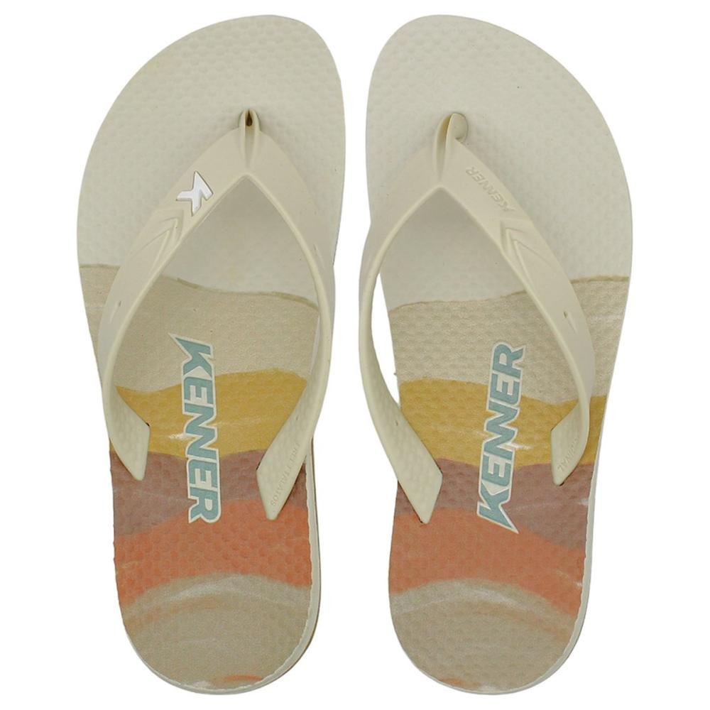 Sandália De Dedo Kenner Summer Flow Masculino Branco 3