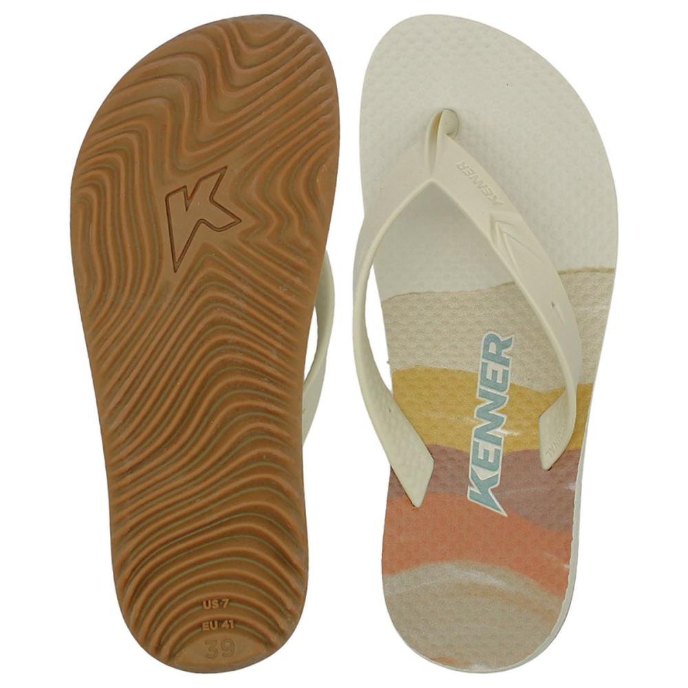 Sandália De Dedo Kenner Summer Flow Masculino Branco 2