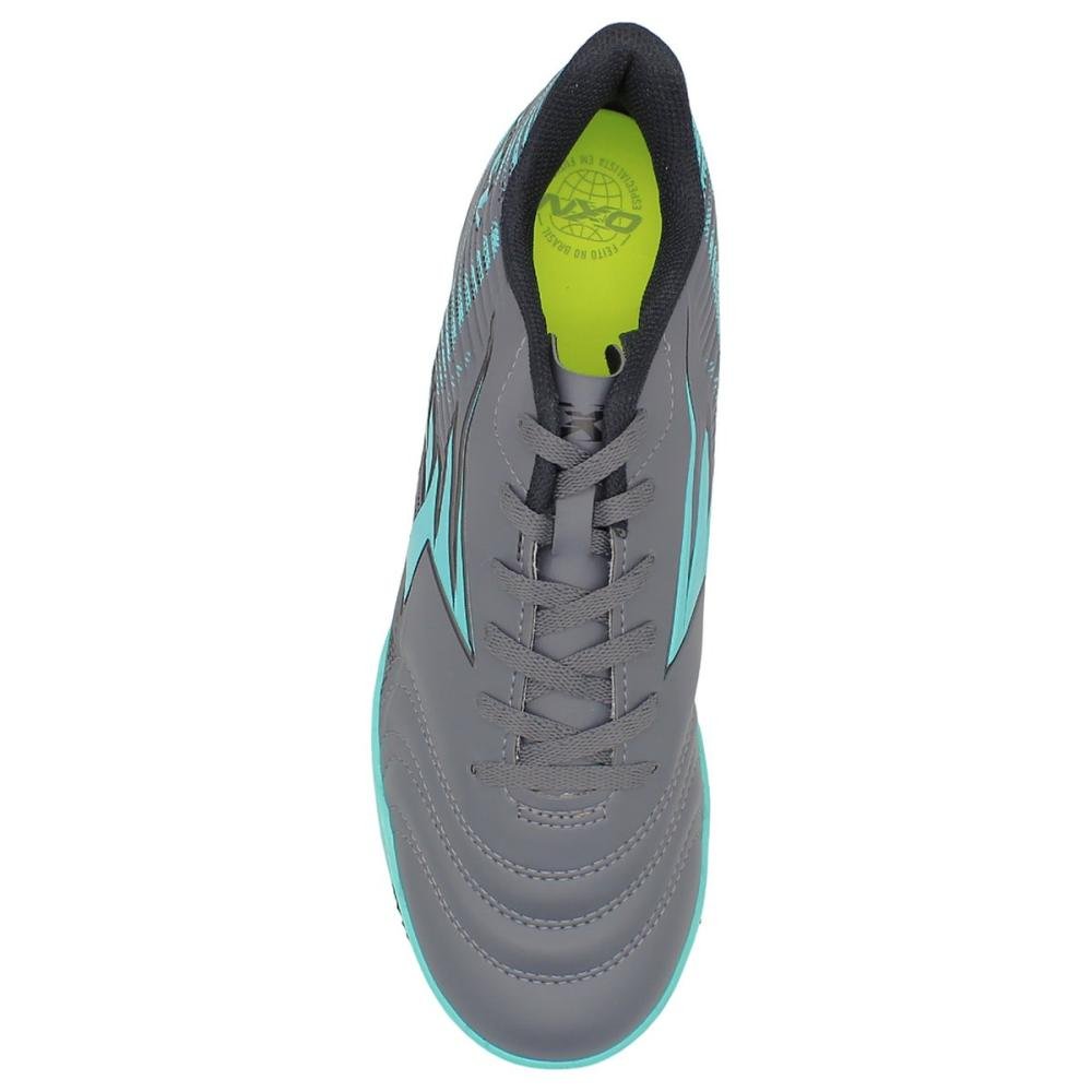 Chuteira de Futsal Indoor OXN Agilis 4 Masculino Cinza 2