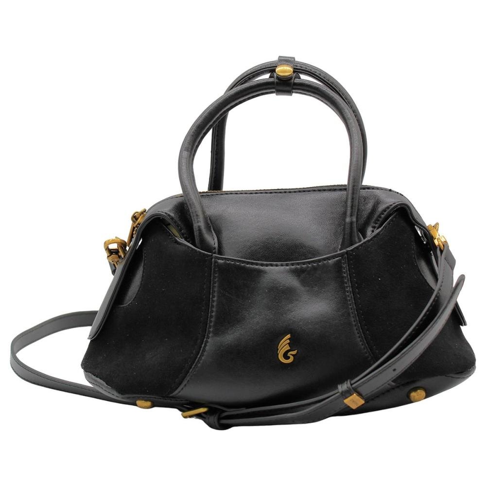 Bolsa De Mão Pavão De Ouro Mini Alças Curtas Feminina