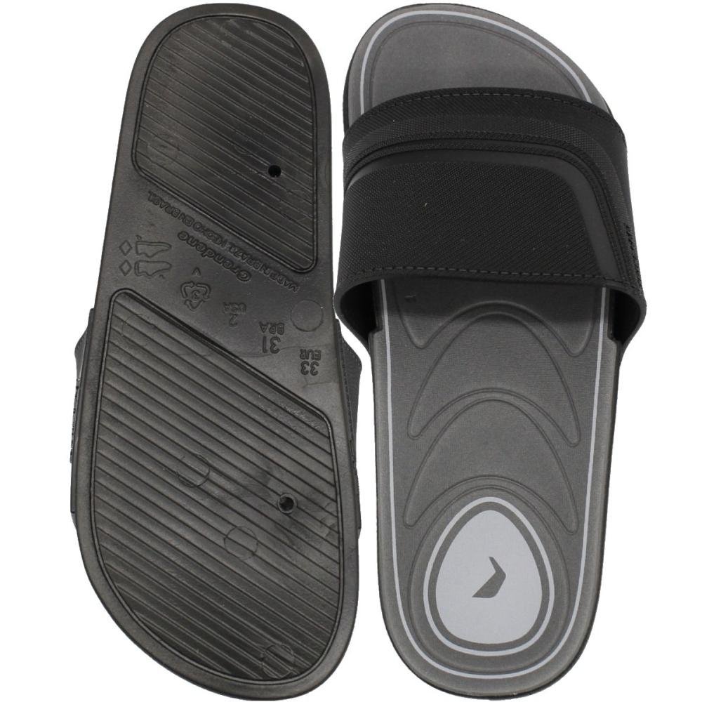 Chinelo Slide Juvenil Rider R86 Menino Preto 3