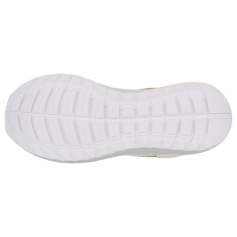 Tênis Jogging La Fitty Malha Cadarço Feminino Branco 5