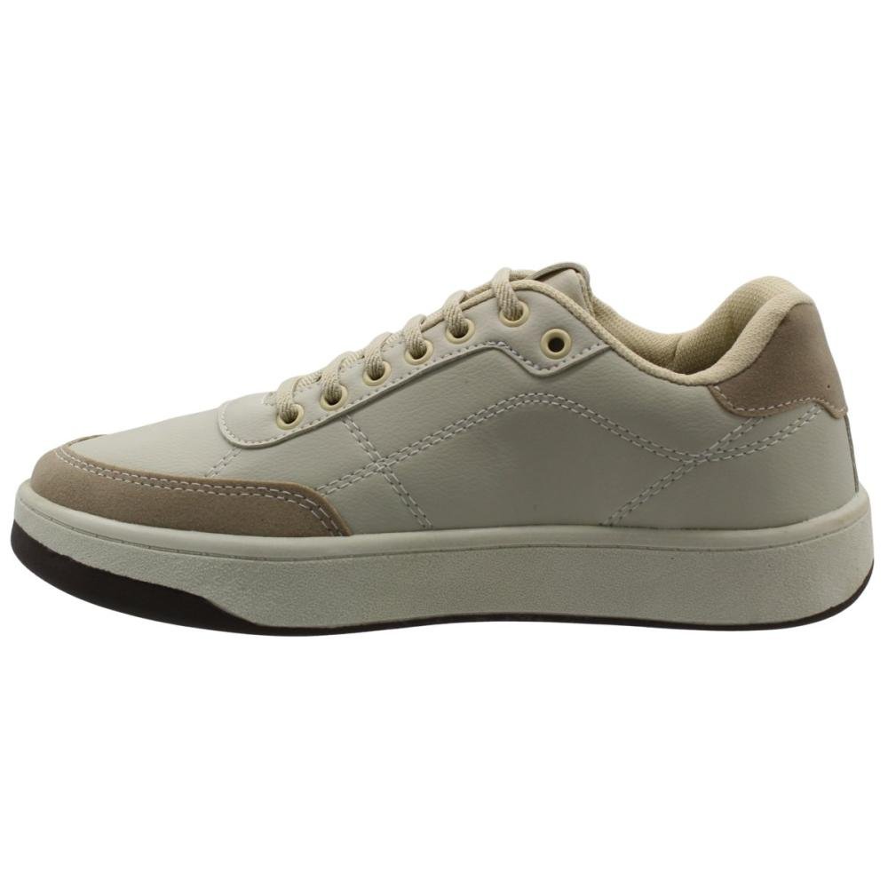 Tênis Casual Confort Way Camurça Cadarço Elastico Masculino Branco 2