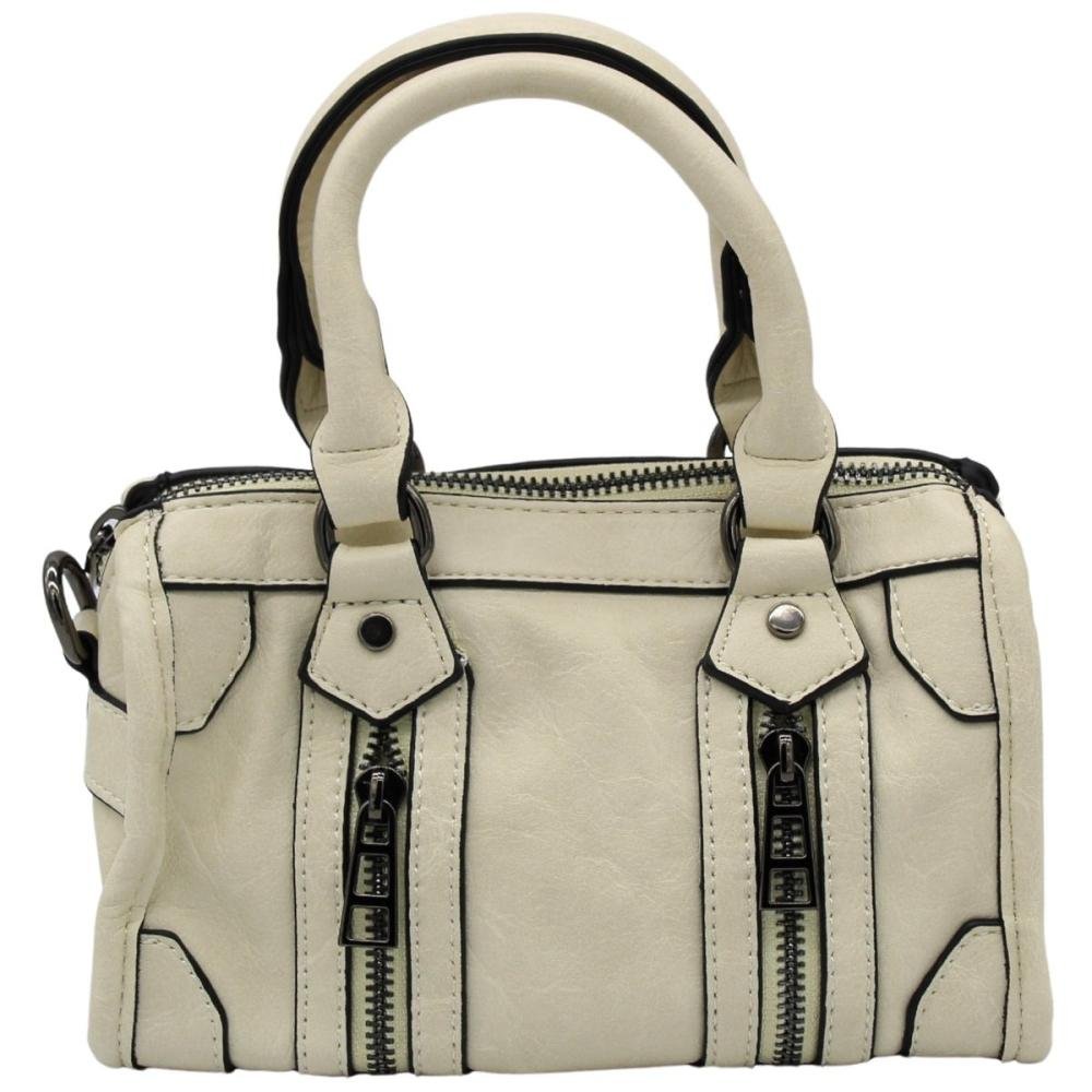 Bolsa Transversal Pavão De Ouro Decoração Zíper Mini Feminino