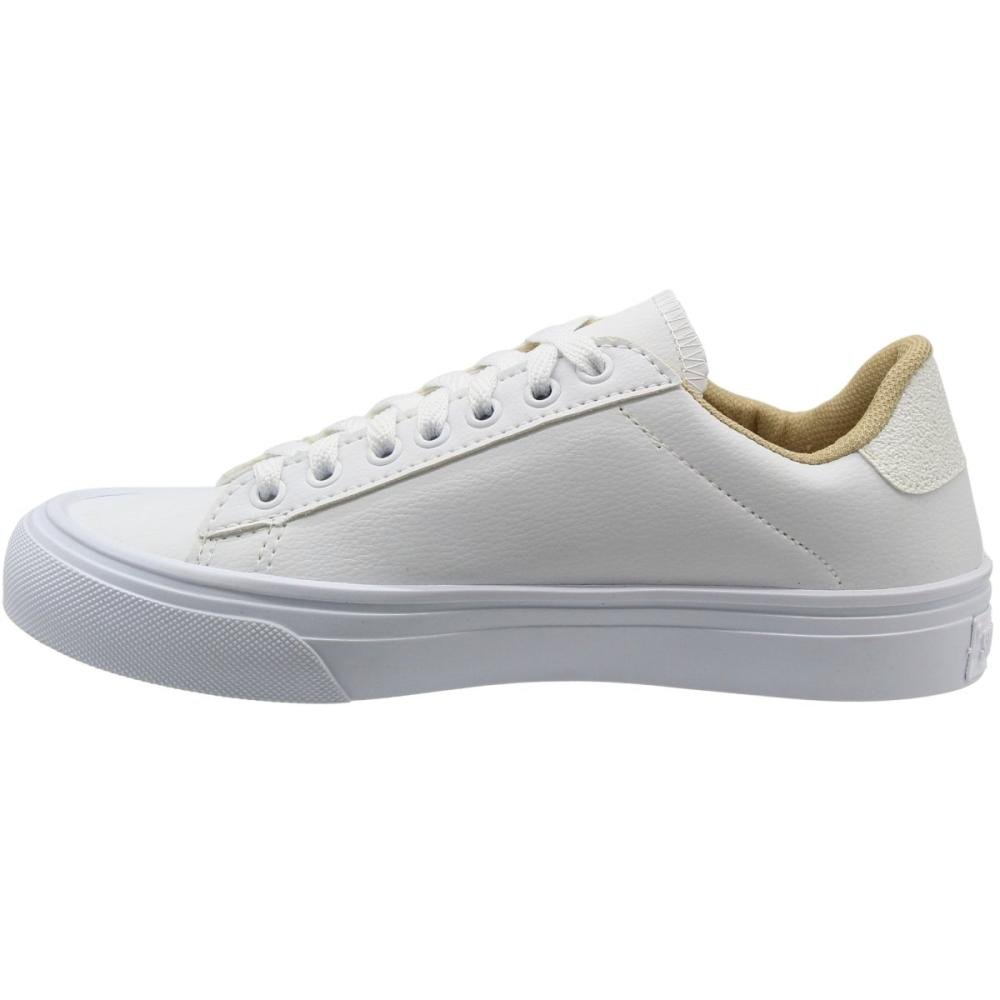 Tênis Casual Star Feet Sint Brilho Feminino Branco 2