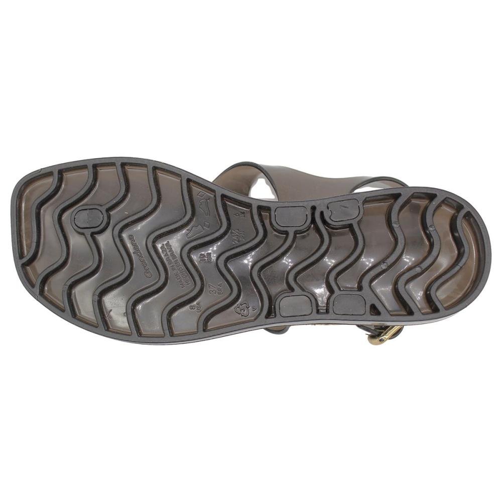 Sandália De Dedo Rasteira Zaxy Jelly Fivela Feminina Preto 5