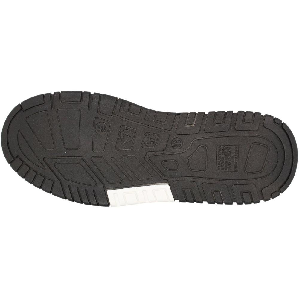 Tênis Casual Via Marte Costuras Camurça Nobuck Feminino Preto 5