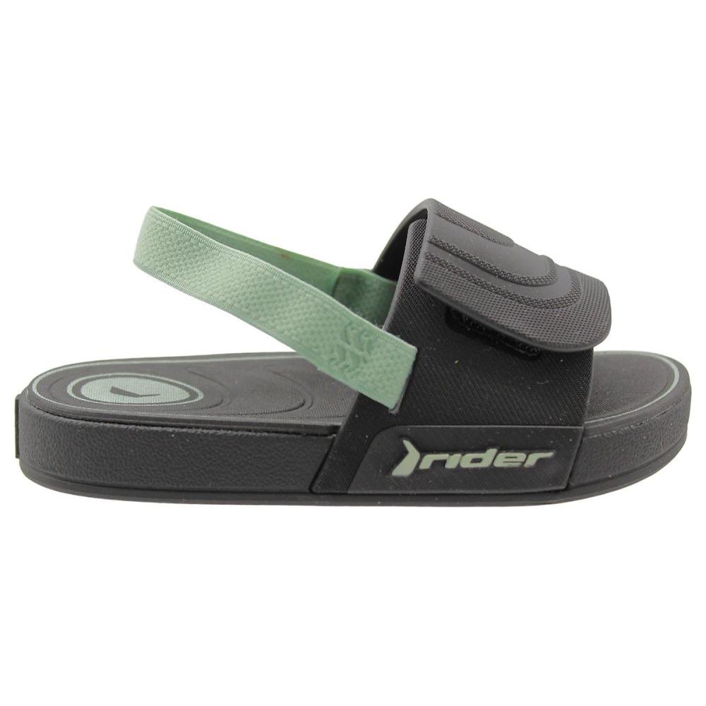 Chinelo Slide Baby Rider R86 II Menino Preto 2