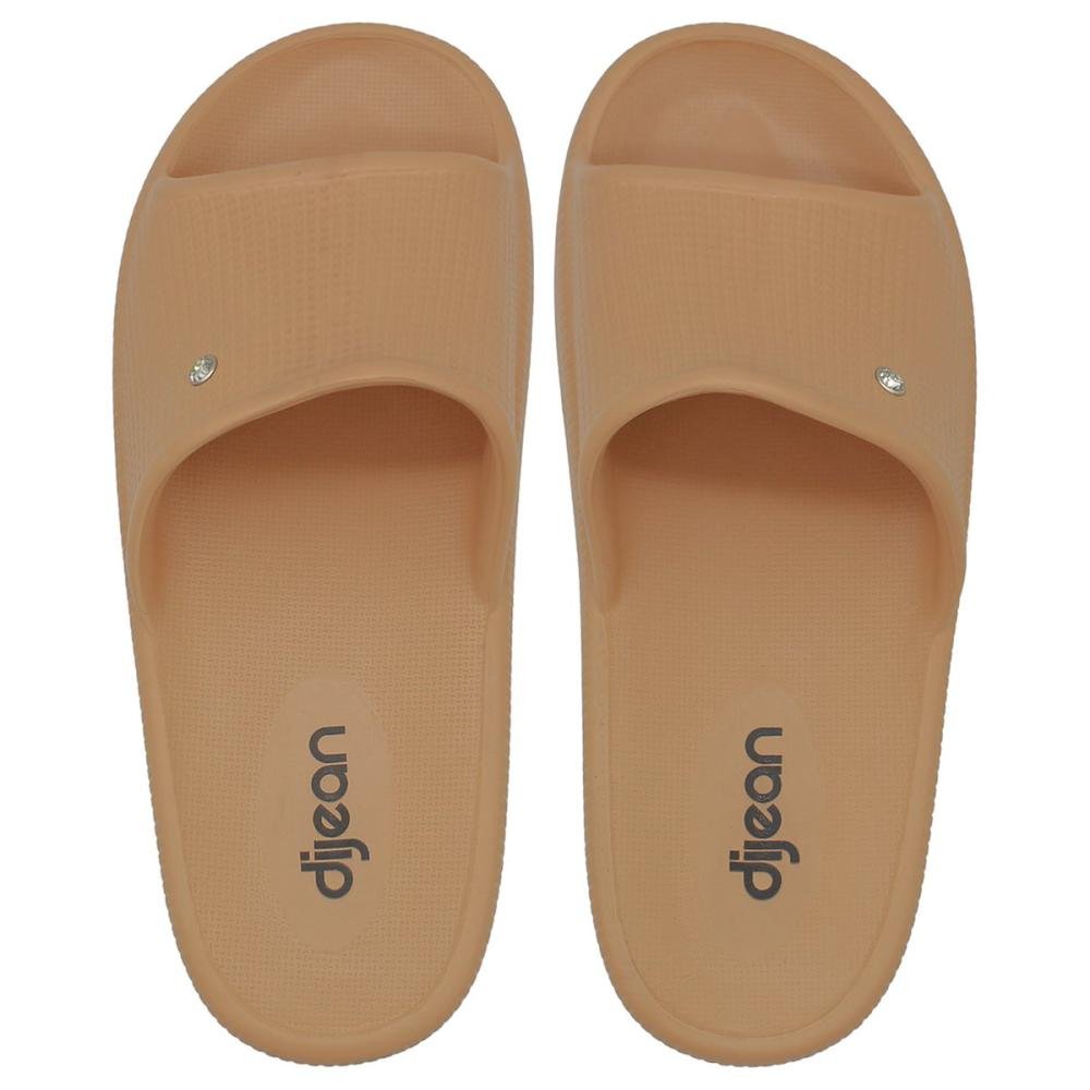 Chinelo Slide Plataforma Dijean Tira Larga Feminino