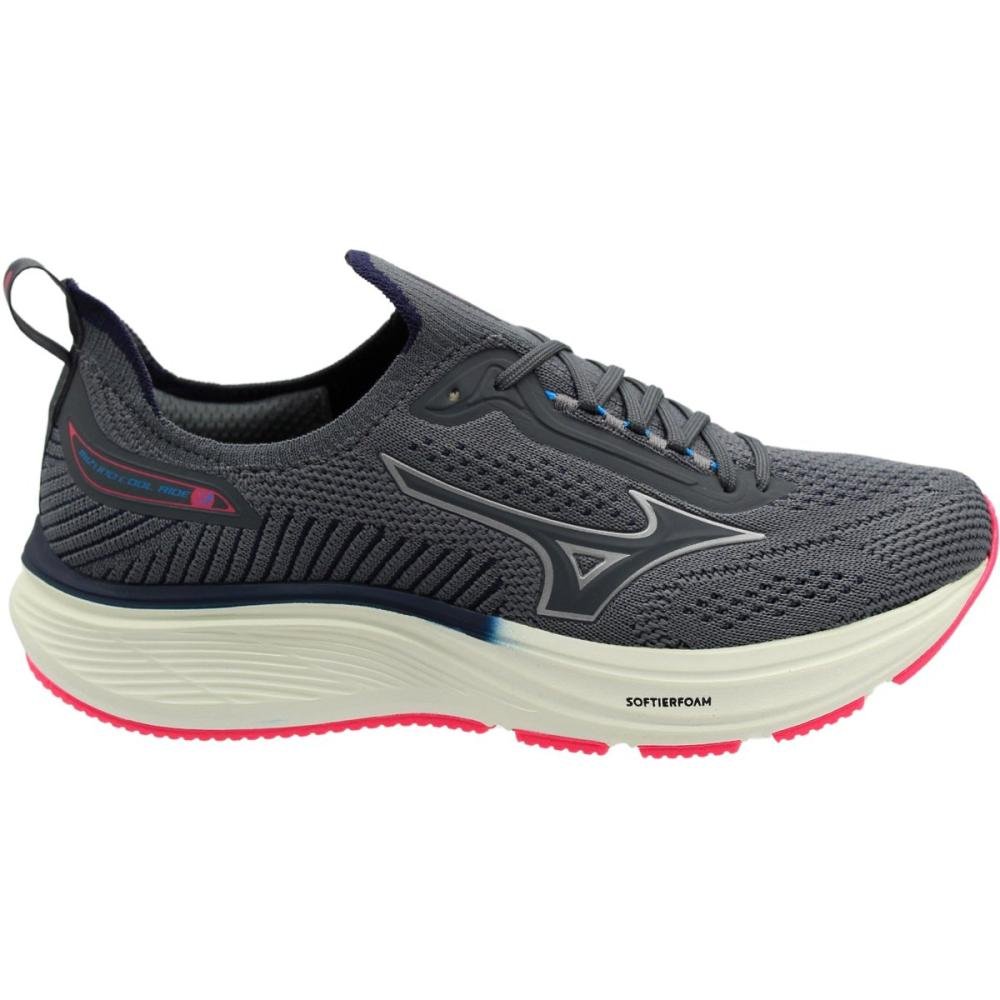 Tênis de Corrida Mizuno Cool Ride 3 Softier Foam Feminino Cinza 4