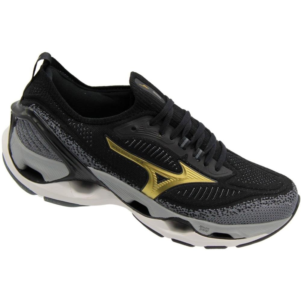 Tênis Esportivo Mizuno Wave Endeavor 3 Masculino Preto 3