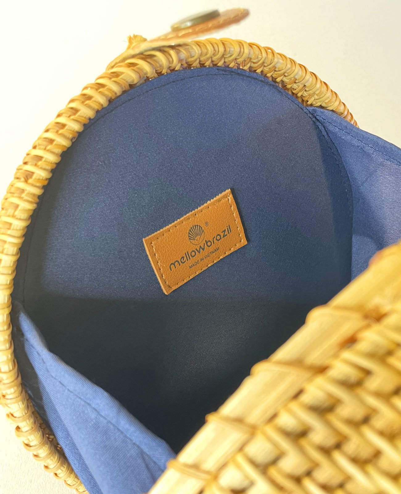 BOLSA DE RATTAN TULUM Marrom 2