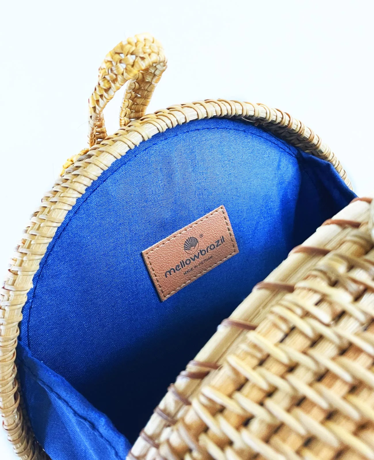 BOLSA DE RATTAN SAN ANDRES Marrom 3