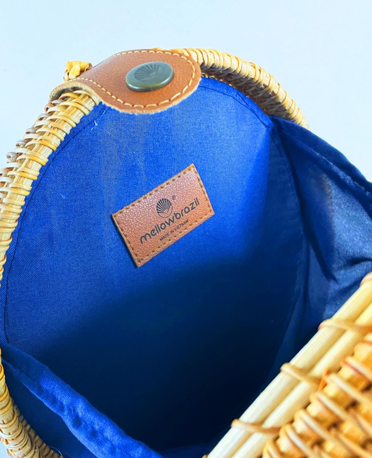 BOLSA DE RATTAN AMALFI Marrom 2