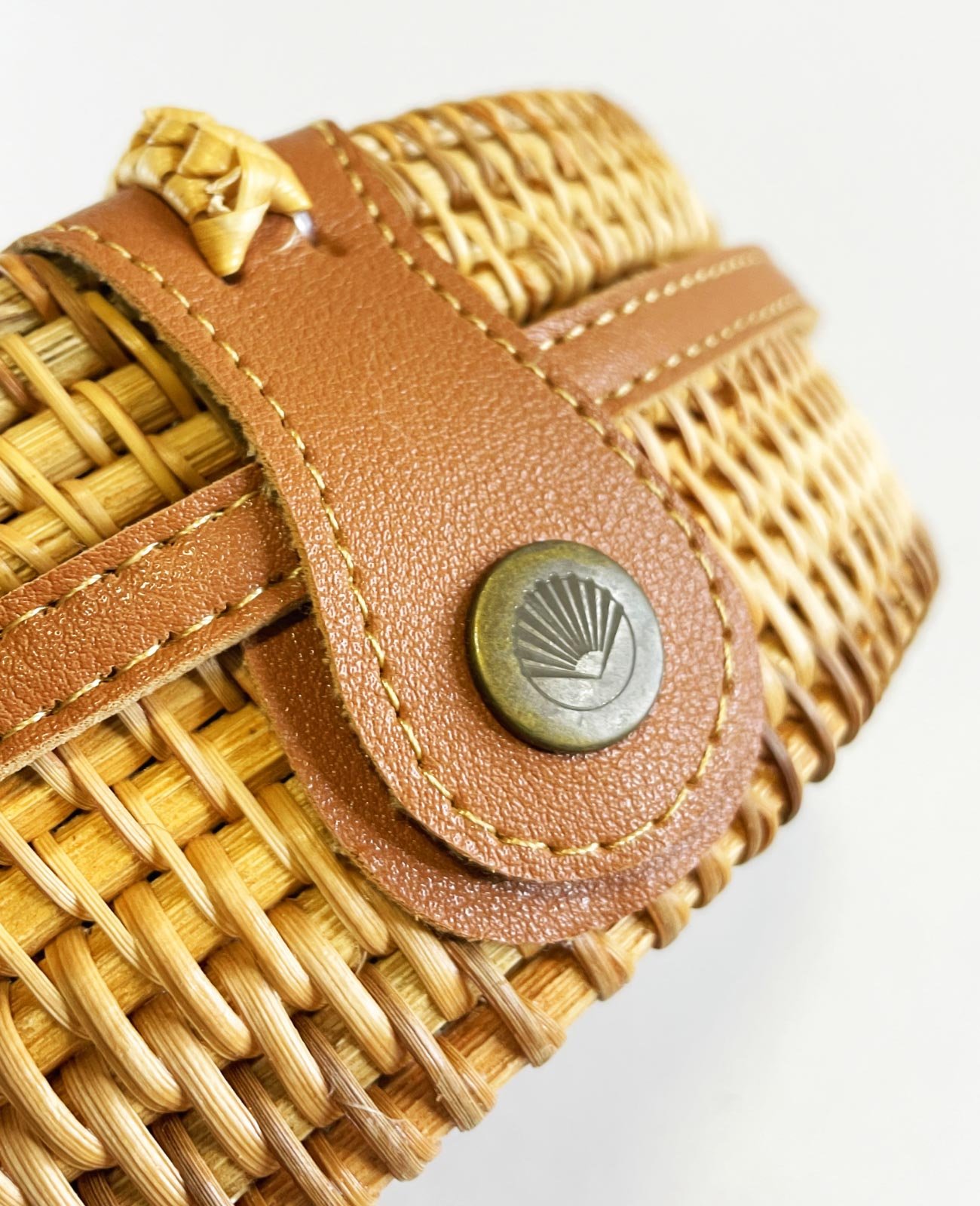 BOLSA DE RATTAN AMALFI Marrom 3
