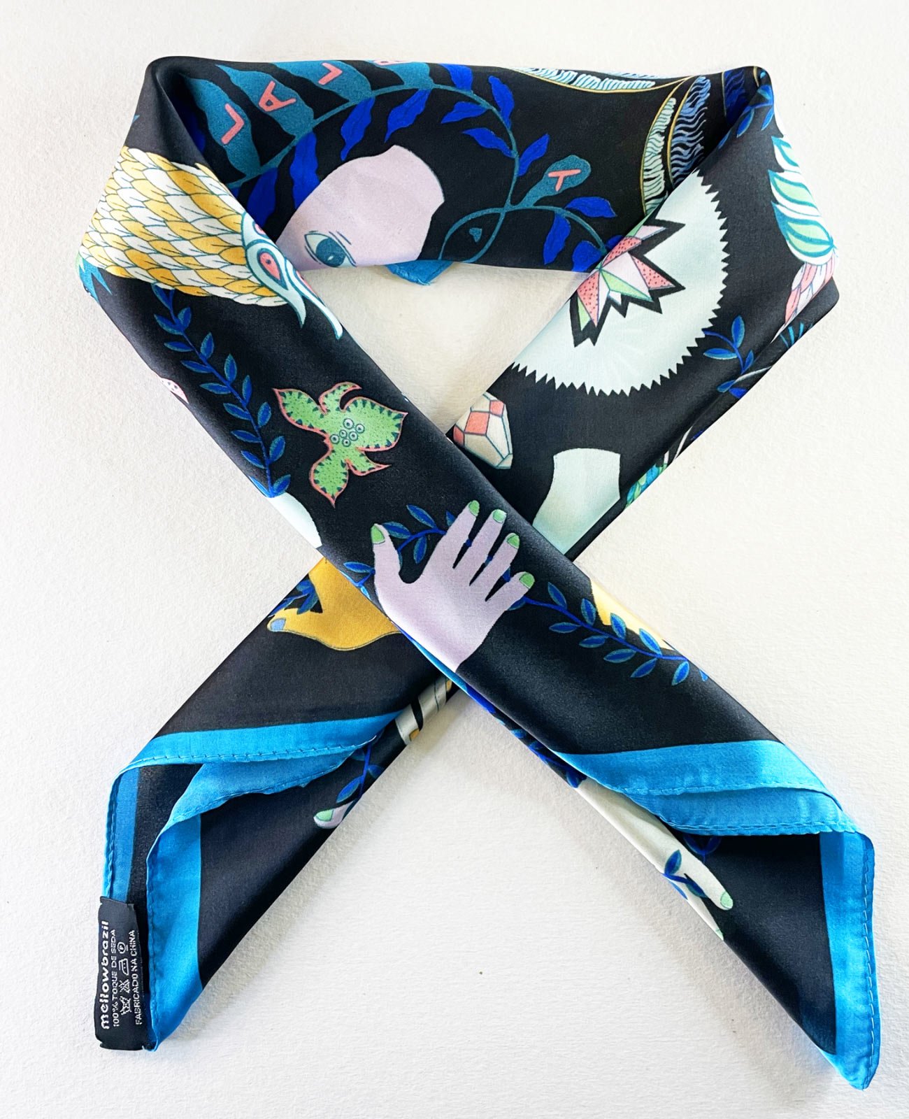 LENÇO ÍNDIA Preto 3