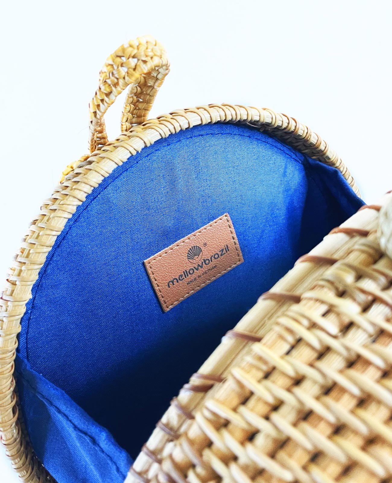 BOLSA DE RATTAN MALDIVAS Bege 2