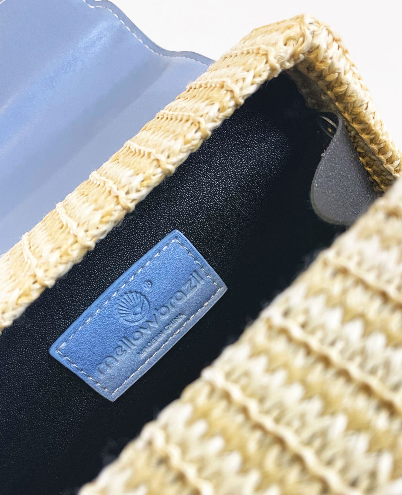 BOLSA ITACARÉ Bege/Azul 2