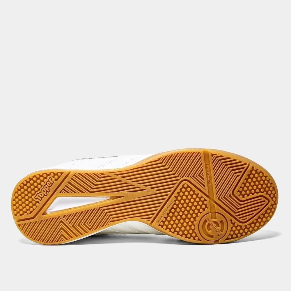 Chuteira Futsal Topper Maestro Pro V Branco/Preto 5
