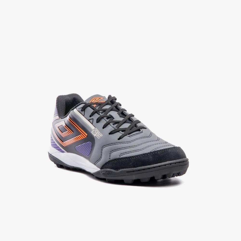 Chuteira Society Umbro Pro 5 Club Preto/Laranja 3