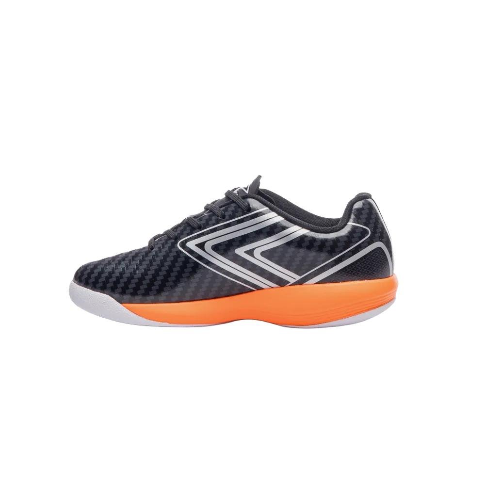 Chuteira Futsal Umbro Pro 5 Jr Preto/Laranja 2