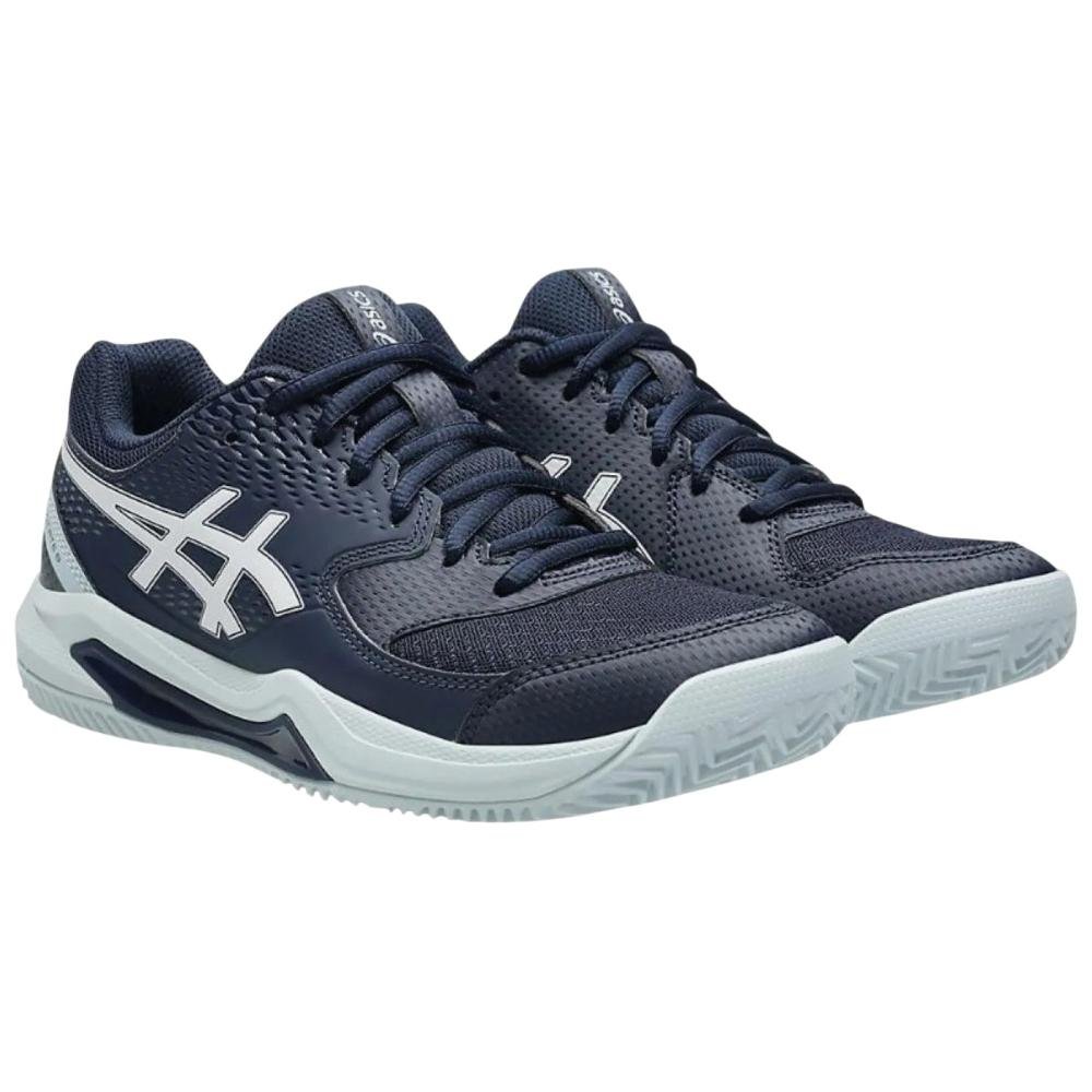 Tênis Asics Dedicate 8 Clay Branco/Azul 2