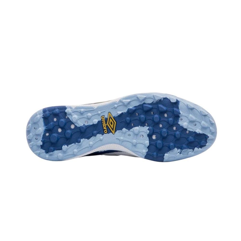 Chuteira Society Umbro Adam Master Class Pro Bump Kintsugi Azul/Dourado 5