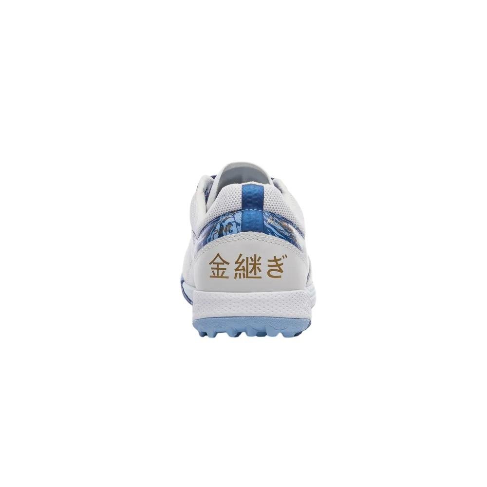 Chuteira Society Umbro Adam Master Class Pro Bump Kintsugi Azul/Dourado 6
